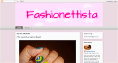 Desktop Screenshot of fashionettista.blogspot.com