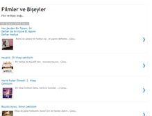 Tablet Screenshot of filmlervebiseyler.blogspot.com