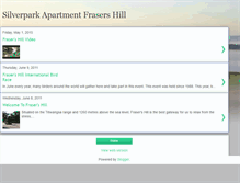 Tablet Screenshot of fraserssilverpark.blogspot.com