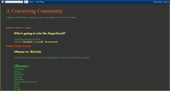 Desktop Screenshot of aconversingcommunity.blogspot.com