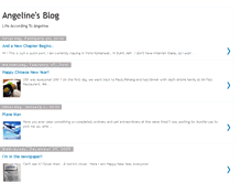 Tablet Screenshot of angelinesays.blogspot.com