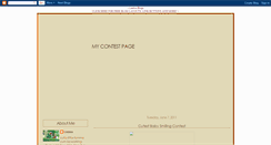 Desktop Screenshot of cheknaluvcontest.blogspot.com