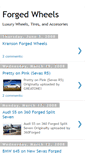 Mobile Screenshot of forgedwheels.blogspot.com