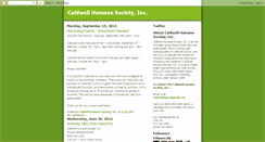 Desktop Screenshot of caldwellhumanesocietyinc.blogspot.com