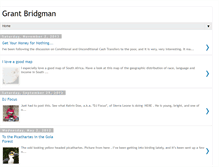 Tablet Screenshot of grantbridgman.blogspot.com