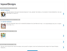 Tablet Screenshot of lepearldesigns.blogspot.com