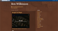 Desktop Screenshot of benwilkinsondunkno.blogspot.com