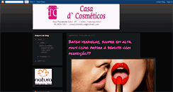 Desktop Screenshot of casadcosmeticos.blogspot.com