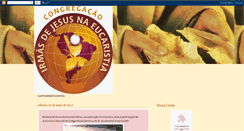 Desktop Screenshot of espiritualidade-eucaristica.blogspot.com