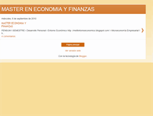 Tablet Screenshot of mastereconomiayfinanzas.blogspot.com