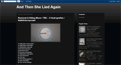Desktop Screenshot of andthensheliedagain.blogspot.com