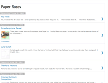 Tablet Screenshot of paperandroses.blogspot.com