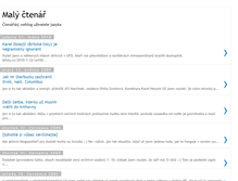 Tablet Screenshot of malyctenar.blogspot.com