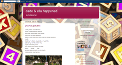 Desktop Screenshot of cadeandella.blogspot.com