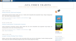 Desktop Screenshot of javaforextrading.blogspot.com