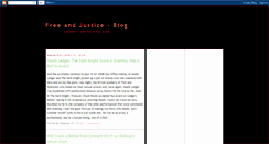 Desktop Screenshot of freeandjustice.blogspot.com