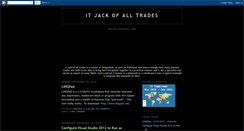 Desktop Screenshot of itjackofalltrades.blogspot.com