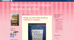 Desktop Screenshot of dmdgoldybearculinarymysteriesfanclub.blogspot.com