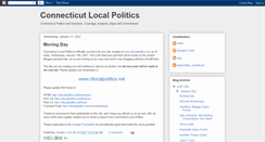 Desktop Screenshot of connecticutlocalpolitics.blogspot.com