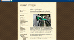 Desktop Screenshot of enfinyetcetera.blogspot.com