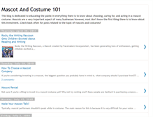 Tablet Screenshot of mascotsandcostumes.blogspot.com