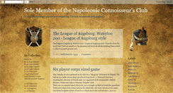 Desktop Screenshot of napoleonicconnoisseursclub.blogspot.com