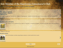 Tablet Screenshot of napoleonicconnoisseursclub.blogspot.com