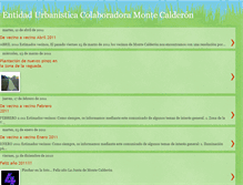 Tablet Screenshot of monte-calderon.blogspot.com