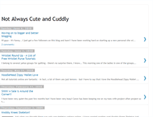Tablet Screenshot of not-always-cute-and-cuddly.blogspot.com