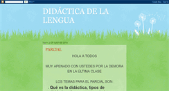 Desktop Screenshot of didacticadelalenguatdea.blogspot.com