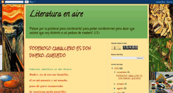 Desktop Screenshot of literaturaenaire.blogspot.com