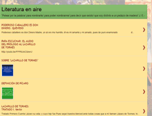 Tablet Screenshot of literaturaenaire.blogspot.com
