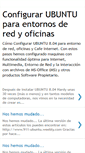 Mobile Screenshot of configura-ubuntu-para-oficina-y-redes.blogspot.com