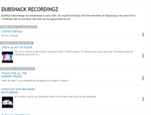 Tablet Screenshot of dubshackrecordingz.blogspot.com