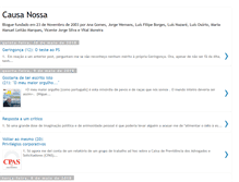 Tablet Screenshot of causa-nossa.blogspot.com