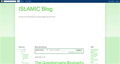 Desktop Screenshot of a1-islamic.blogspot.com
