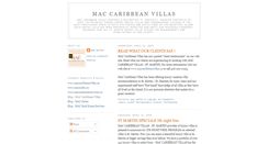 Desktop Screenshot of maccaribbeanvillas.blogspot.com