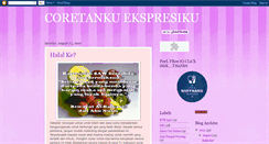 Desktop Screenshot of coretankuekspresiku.blogspot.com