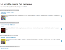 Tablet Screenshot of losencillonuncafuemoderno.blogspot.com