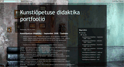 Desktop Screenshot of anelikunstididaktika.blogspot.com