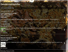 Tablet Screenshot of geodermatophilia.blogspot.com