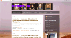 Desktop Screenshot of derecho-politico.blogspot.com