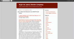 Desktop Screenshot of mujerdejuarezversioncompleta.blogspot.com