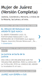 Mobile Screenshot of mujerdejuarezversioncompleta.blogspot.com