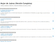 Tablet Screenshot of mujerdejuarezversioncompleta.blogspot.com