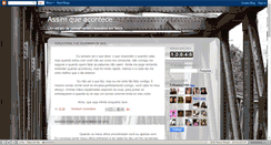 Desktop Screenshot of apenas-acontece.blogspot.com