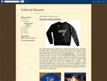 Tablet Screenshot of culturaldissent.blogspot.com