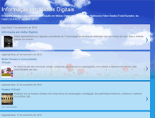 Tablet Screenshot of informacaoemmidiasdigitais.blogspot.com