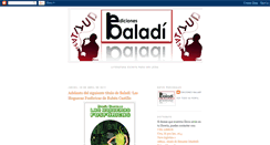 Desktop Screenshot of edicionesbaladi.blogspot.com