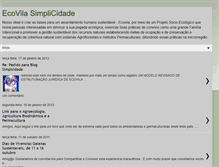 Tablet Screenshot of ecovilasimplicidade.blogspot.com